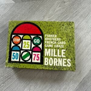 Vintage Milles Borne Card Game Parker Brothers 1964 Complete